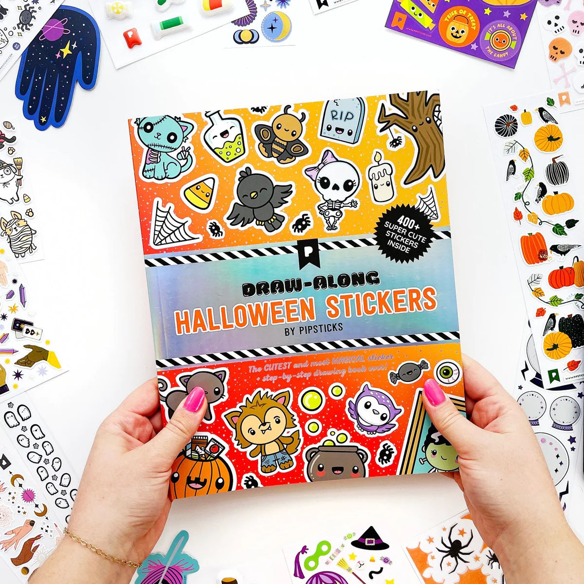 Draw-Along Halloween Sticker Book – Hammer and Jacks