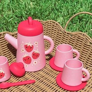 Strawberry Patch - Silicone Tea Set