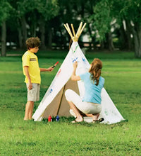 Load image into Gallery viewer, 7&#39; Cotton Canvas Indoor and Outdoor Play Tent