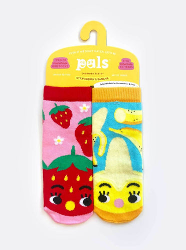 Strawberry & Banana Mismatched Socks