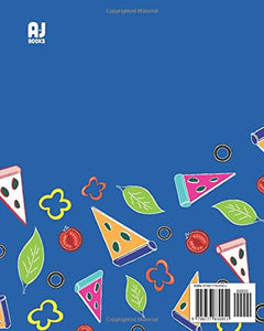 Illustrate, Write, & Create: Paperback Journal for Kids: Pizza Ingredients