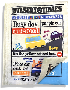 Nursery Times Crinkly Newspaper - Busy Road