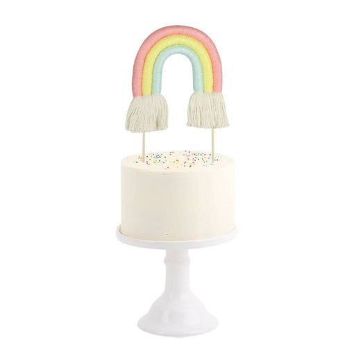 Cotton Cake Topper — Rainbow