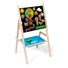 Load image into Gallery viewer, 2-Sided Easel - Blackboard &amp; Whiteboard