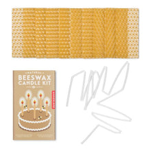 Load image into Gallery viewer, Natural Beeswax Birthday Candle Kit