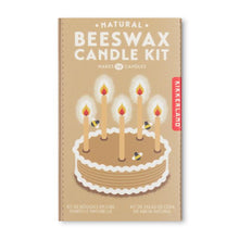 Load image into Gallery viewer, Natural Beeswax Birthday Candle Kit