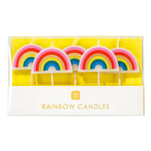 Load image into Gallery viewer, Rainbow Brights Rainbow Shaped Candles