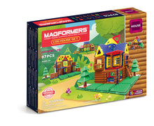 Load image into Gallery viewer, Log House - Magformer building set 87PC