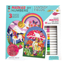 Load image into Gallery viewer, Marker By Number-Fantasy Fields