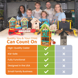 Bug Hotel Butterfly House Woodworking Kit
