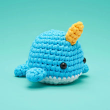 Load image into Gallery viewer, Bjorn the Narwhal Beginner Crochet Kit