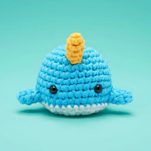 Load image into Gallery viewer, Bjorn the Narwhal Beginner Crochet Kit