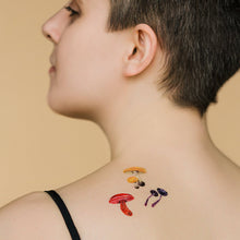 Load image into Gallery viewer, Colorful Mushrooms Tattoo Sheets