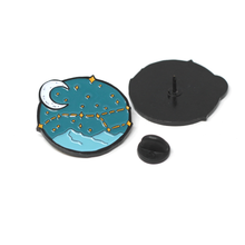 Load image into Gallery viewer, Night Sky Star Constellation Enamel Pin