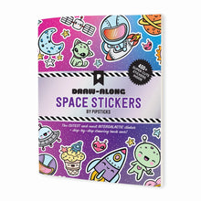 Load image into Gallery viewer, Draw-Along Space Sticker Book