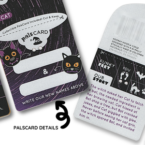 Halloween Bat & Black Cat Kids Socks (Limited Edition): Age 1-3