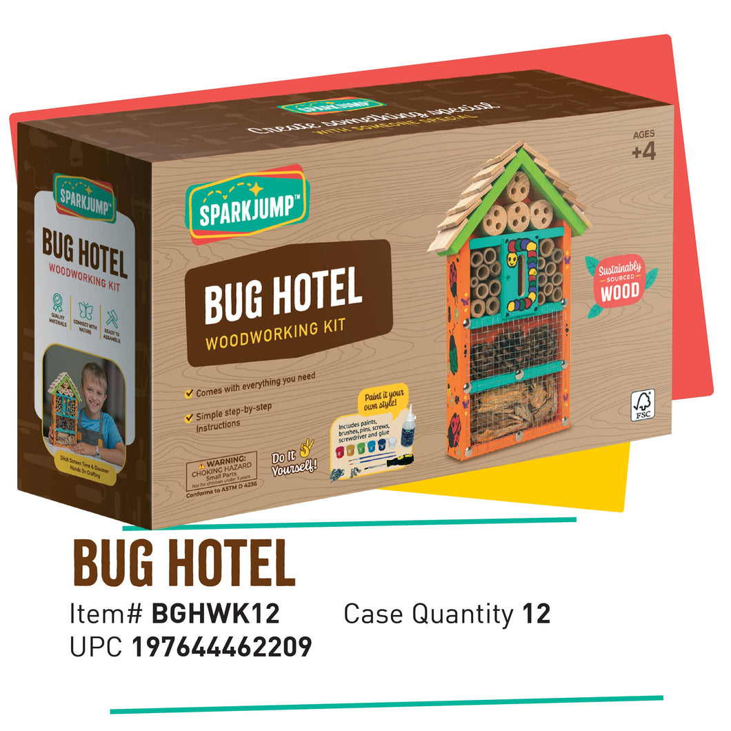 Bug Hotel Butterfly House Woodworking Kit