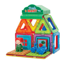 Load image into Gallery viewer, Magnetic Town Set - Mart 22PC