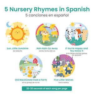 Sol Solecito Bilingual Musical Book: Spanish Nursery Rhymes