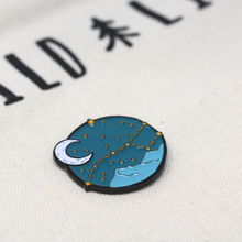 Load image into Gallery viewer, Night Sky Star Constellation Enamel Pin