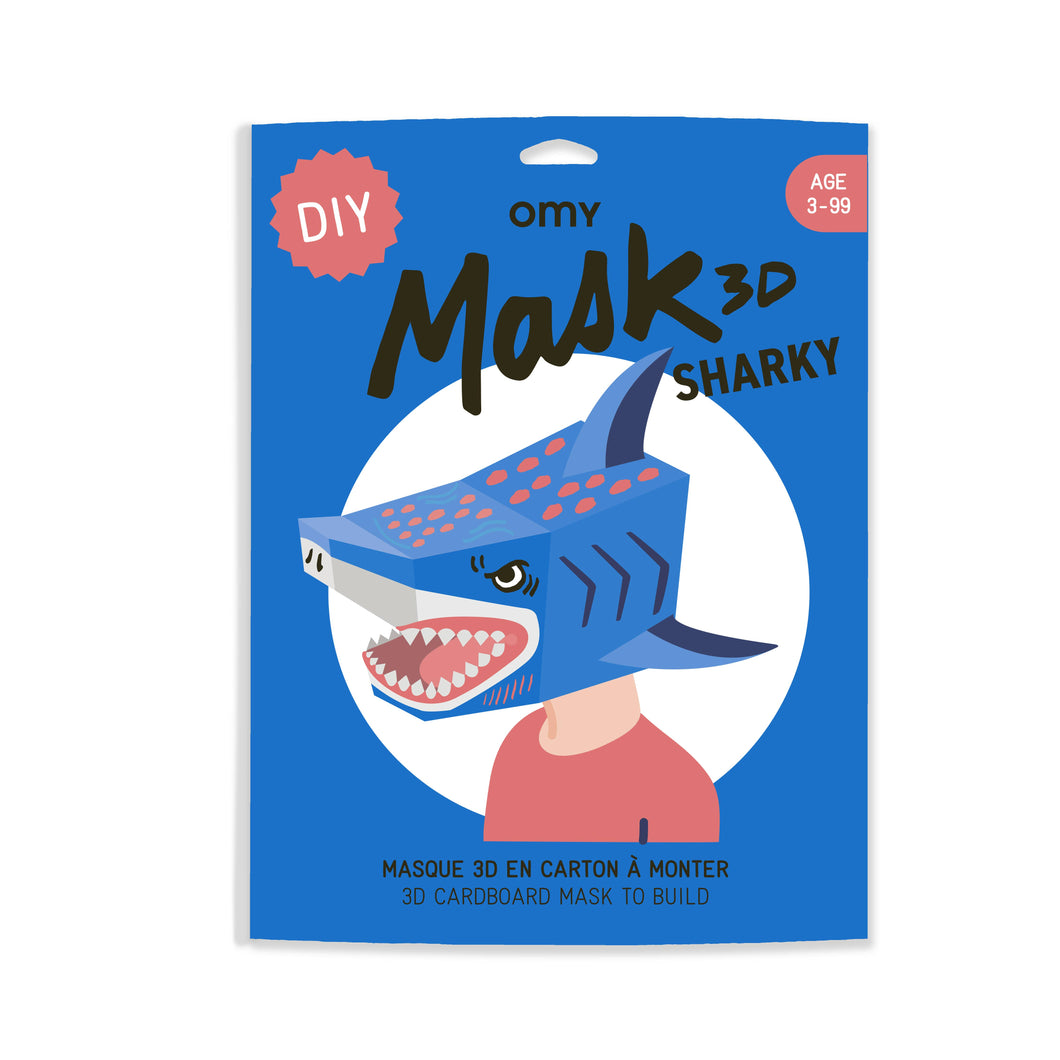 3D SHARK MASK