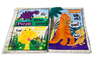 Nursery Times Crinkly Newspaper - Rainbow Dinosaurs