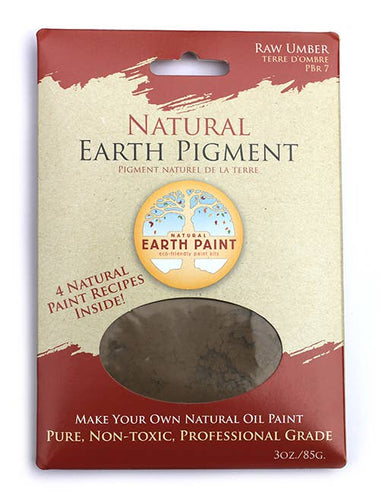3 oz. Earth & Mineral Pigments: Raw Umber