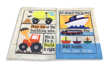 Load image into Gallery viewer, Nursery Times Crinkly Newspaper - Busy Road