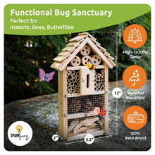 Load image into Gallery viewer, Bug Hotel Butterfly House Woodworking Kit