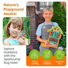 Load image into Gallery viewer, Bug Hotel Butterfly House Woodworking Kit