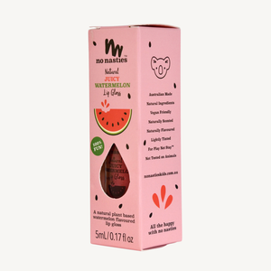 Natural Kids Lip Gloss Wands: Strawberry Cupcake - Pink