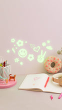 Load image into Gallery viewer, Happy Days Glow in the Dark Stickers