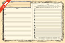 Load image into Gallery viewer, Songwriter&#39;s Journal