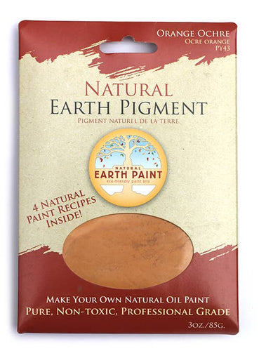 3 oz. Earth & Mineral Pigments: Orange Ochre