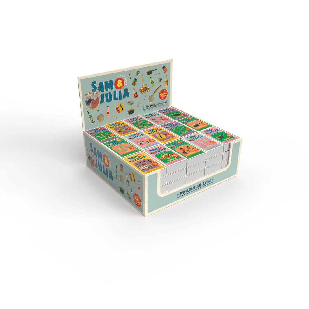Sam & Julia - Mini Matchboxes with MINIATURE KITCHEN UTENSILS