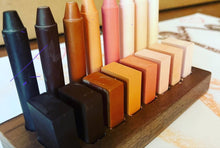 Load image into Gallery viewer, FILANA Organic Beeswax Crayons: 12 SkinTones in Blocks