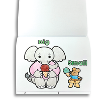 Load image into Gallery viewer, Toddler Coloring Book - Opposites