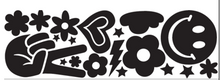 Load image into Gallery viewer, Happy Days Glow in the Dark Stickers