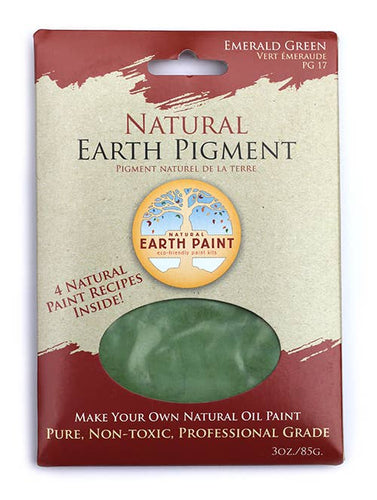 3 oz. Earth & Mineral Pigments: Emerald Green