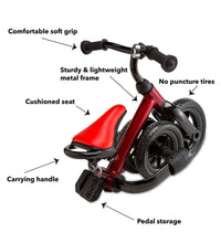 Load image into Gallery viewer, One2Go 2-in-1 Folding Tricycle and Balance Bike
