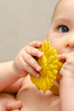 Load image into Gallery viewer, Natural rubber Teether Sunflower - Yellow