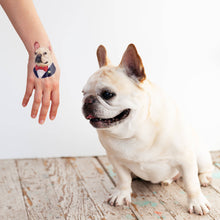 Load image into Gallery viewer, French Bulldog Tattoo Pair