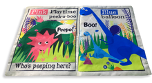 Load image into Gallery viewer, Nursery Times Crinkly Newspaper - Rainbow Dinosaurs