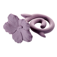 Load image into Gallery viewer, Natural rubber Teether Hawaii Flower - Purple