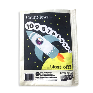 Nursery Times Crinkly Newspaper - Space Count