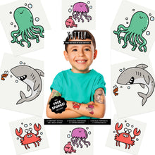 Load image into Gallery viewer, Sea Life Tattoo Set