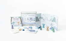Load image into Gallery viewer, Kinspiration Kit - Yeti&#39;s Best Snow Day - Wooden Sensory Kit