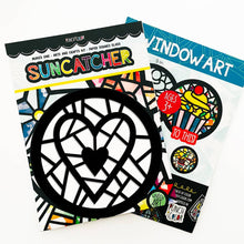 Load image into Gallery viewer, Heart Suncatcher Kit