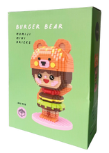 Load image into Gallery viewer, Burger Bear - Mini Bricks