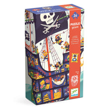 Load image into Gallery viewer, Djeco Giant Floor Puzzle 36 Piece: The Pirate Ship